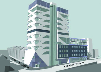 Residential Hotel Development Scheme, Wembley, Brent, Mddx HA9